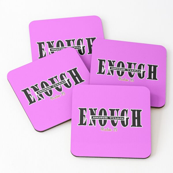 Item preview, More than Enough Psalm 23 - Christian Quote  designed and sold by Dailywalker22.