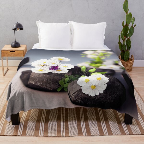 Item preview, White Flowers, Black Rocks designed and sold by Aaron Ochs.