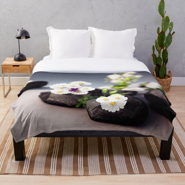 Item preview, White Flowers, Black Rocks designed and sold by Aaron Ochs.