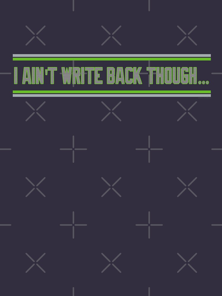 I Ain't Write Back Tho T-Shirt ,Seattle Seahawks 7 Geno Smith