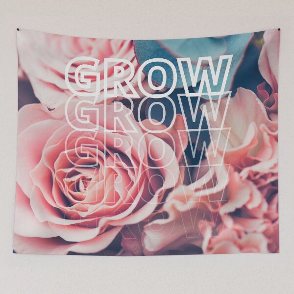 Item preview, GROW (above) - Beautiful, Romantic Bouquet of Pink Flowers designed and sold by AliceSLee.