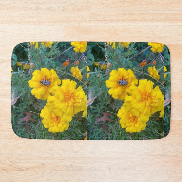 Item preview, Marigolds With Bumblebee  designed and sold by Amanda1775.