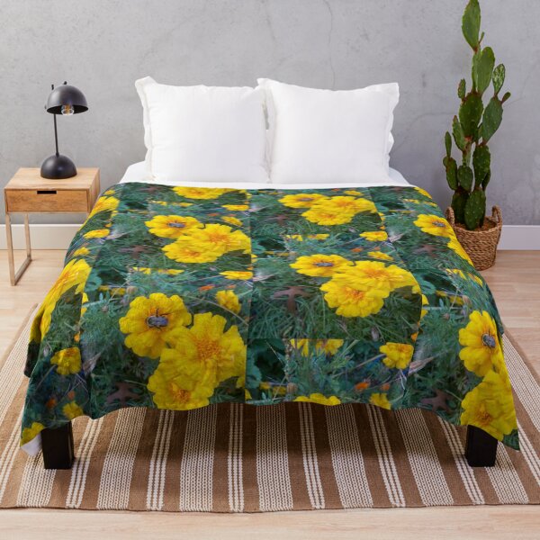 Item preview, Marigolds With Bumblebee designed and sold by Amanda1775.