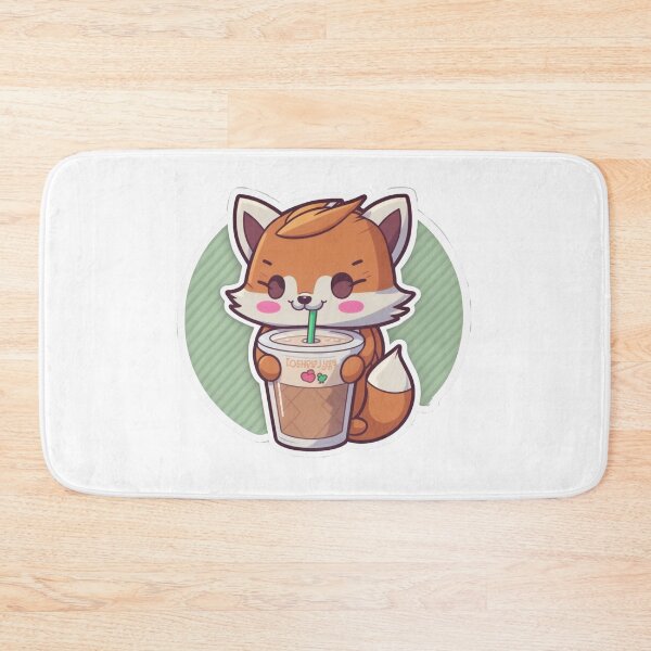 Item preview, Kawaii Bubbletea Fox designed and sold by meshhead.