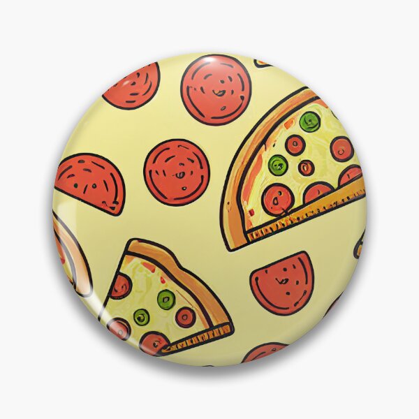 Item preview, Funny Pizza pattern design designed and sold by pcusine.