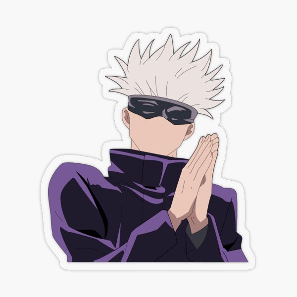 Item preview, JJK Sorcerer Sticker - Gojo designed and sold by apricutepress.