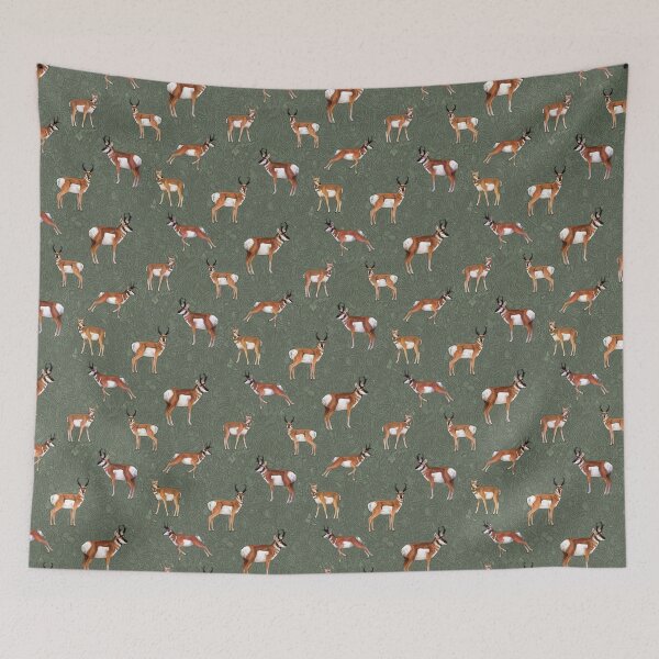Item preview, Pronghorn Palooza Floral designed and sold by CIllustration.