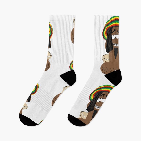 Item preview, Funny Bob Marley Rasta Character Design - Throb Marley designed and sold by Has-Bros-Gaming.