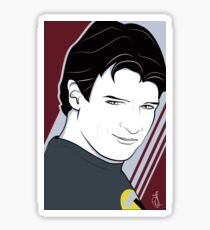 Nathan Fillion is Captain Hammer Sticker