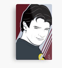 Nathan Fillion is Captain Hammer Metal Print