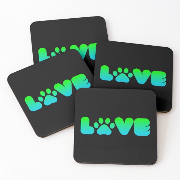 Item preview, Paw print love ombre effect designed and sold by Designbyfia.