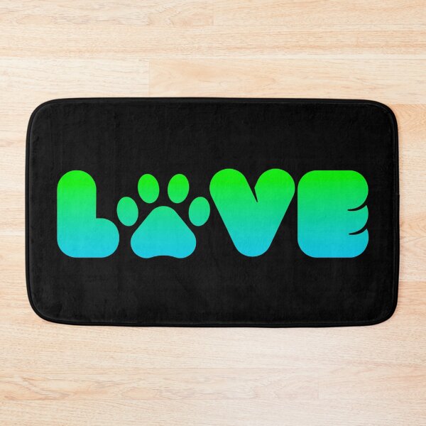 Item preview, Paw print love ombre effect designed and sold by Designbyfia.