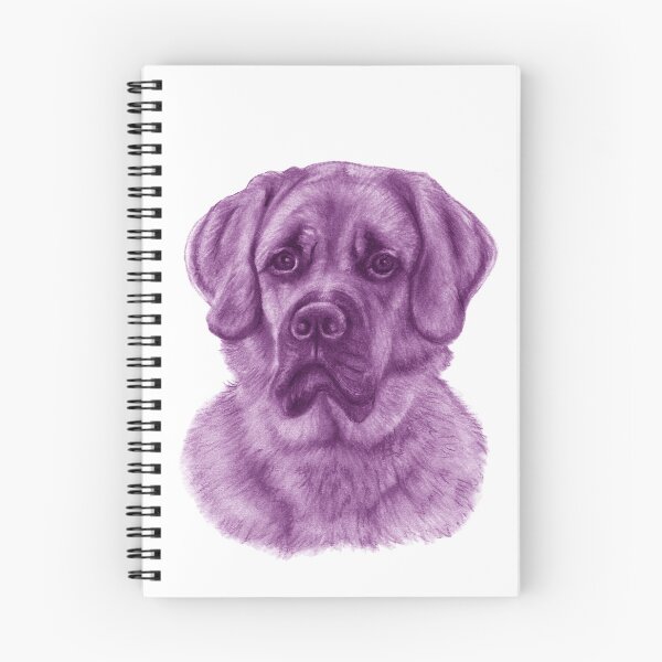 Artikelvorschau, Großer roter Hund - lila kolorierte Version entworfen und verkauft von SylvieG18.