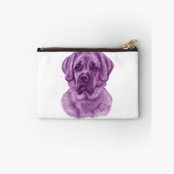 Aperçu de l'œuvre Grand chien roux - version colorisée violet créée et vendue par SylvieG18.