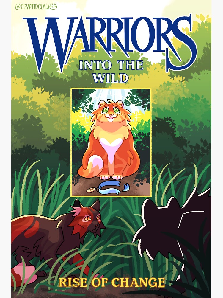 Warriors Into The Wild Cover Redraw Sticker For Sale By warriors-into-the-wild-cover-redraw-sticker-for-sale-by