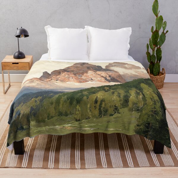 Item preview, Lake Misurina with Tre Cime di Lavaredo | Hans Maurus | 1940 Italian Nature Art designed and sold by CJET.