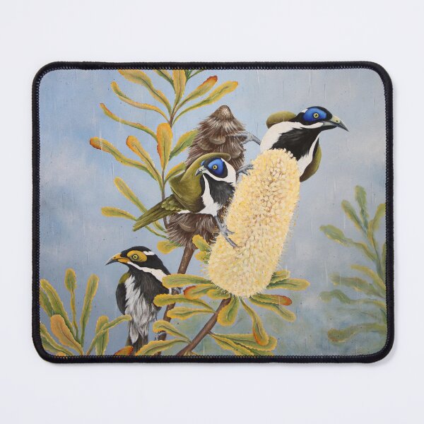 Item preview, "Sweet Rain" - Blue Faced Honeyeaters designed and sold by KADuffy.