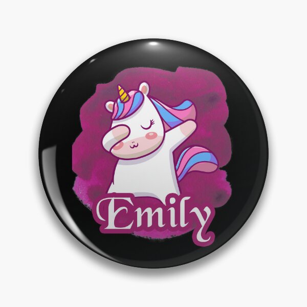 Item preview, emily name - emily unicorn designed and sold by MOONINSPIRATION.