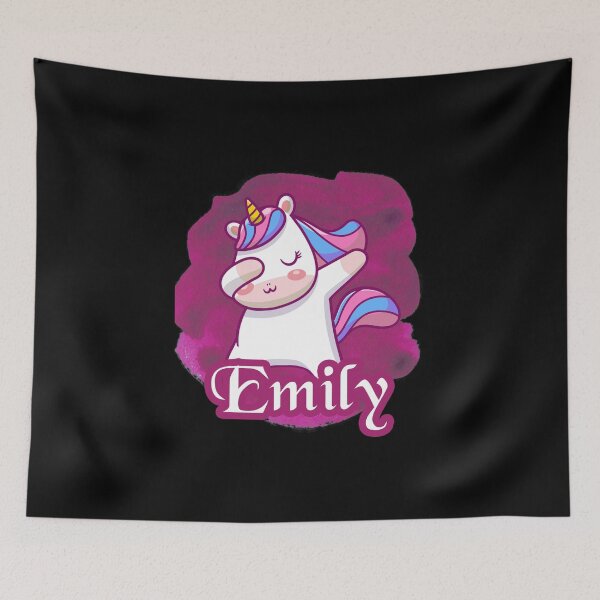 Item preview, emily name - emily unicorn designed and sold by MOONINSPIRATION.