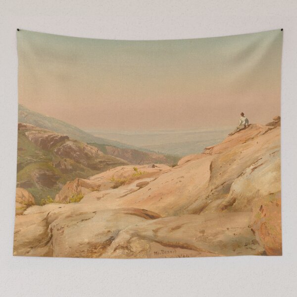 Item preview, Mount Desert Island, Maine | Jervis McEntee | 1864 American Nature Landscape Art designed and sold by CJET.