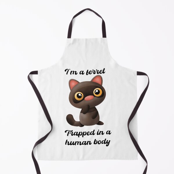 Artikelvorschau, Ich bin ein Frettchen, gefangen im menschlichen Körper entworfen und verkauft von BlackCatArtBB.