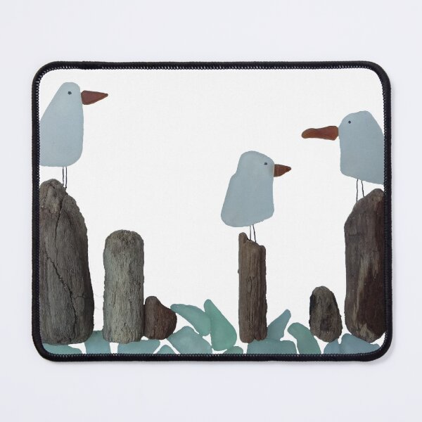 Item preview, Sea Glass Seagulls designed and sold by TerrorTrolls.