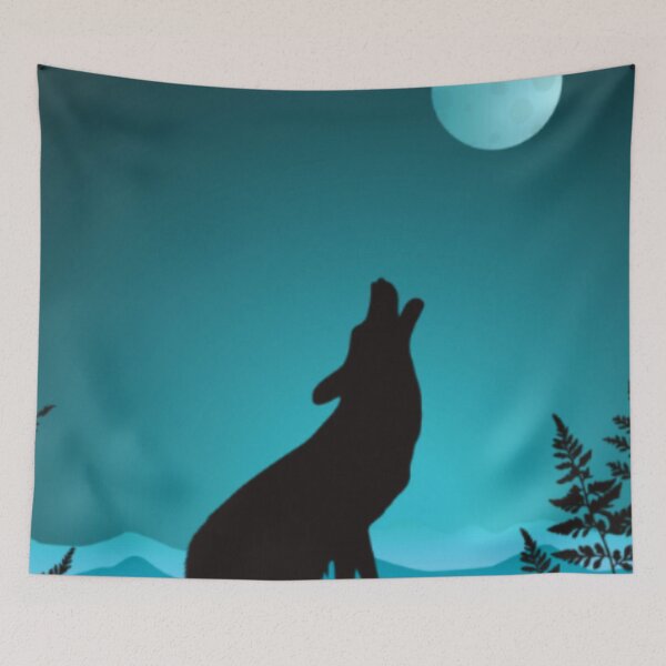 Item preview, Wolf Howling At The Moon V2 designed and sold by The Love Quill.