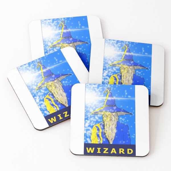 Item preview, A Wizard Casts a Spell RPG DnD Artwork designed and sold by DMcK Designs.