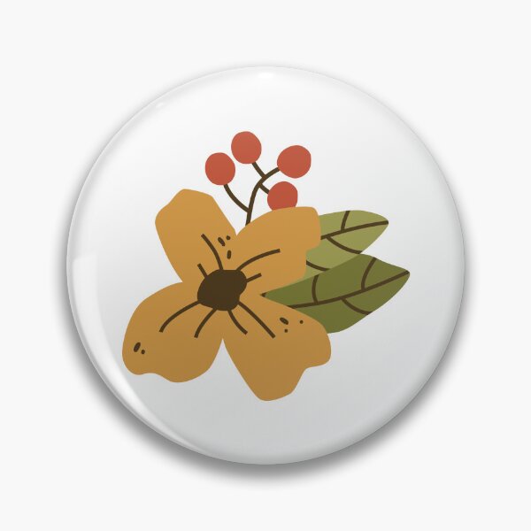 Item preview, Cute adorable flower fall autumn love berries leaves designed and sold by absolutdesign.