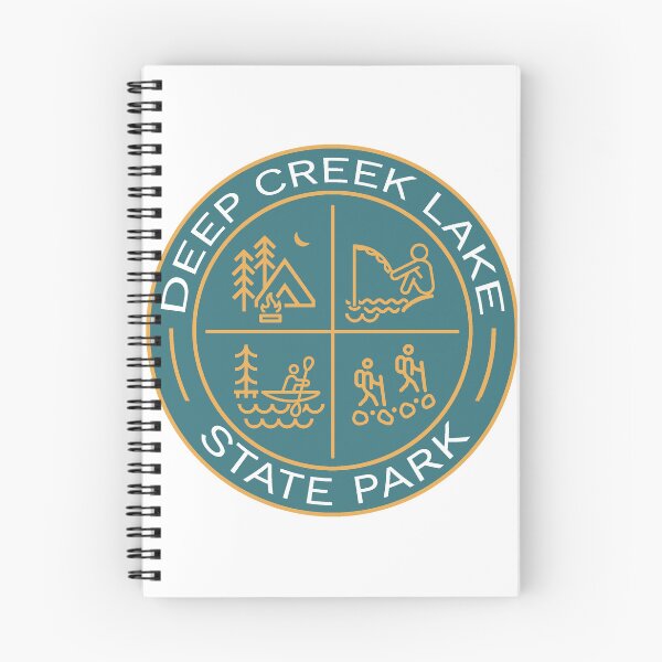 Item preview, Deep Creek Lake State Park Heraldic Logo designed and sold by VanyaKar.