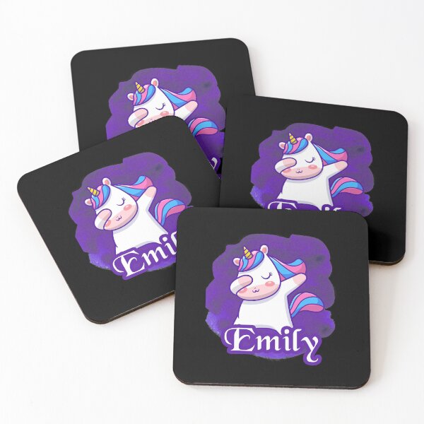 Item preview, emily name - emily unicorn designed and sold by MOONINSPIRATION.