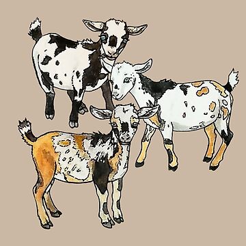 Artwork thumbnail, Goats by Ginger Wood