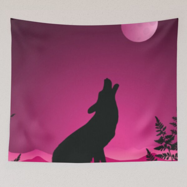 Item preview, Wolf Howling At The Moon V3 designed and sold by The Love Quill.