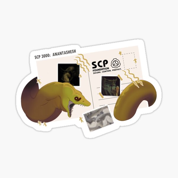 SCP-3000 - Scp - Sticker