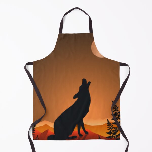 Item preview, Wolf Howling At The Moon V4 designed and sold by The Love Quill.