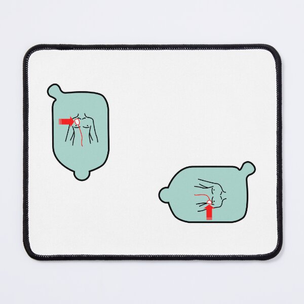 Item preview, Defibrillator Pads drawing designed and sold by Blondiabshop.