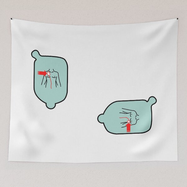 Item preview, Defibrillator Pads drawing designed and sold by Blondiabshop.