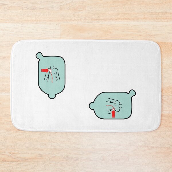Item preview, Defibrillator Pads drawing designed and sold by Blondiabshop.