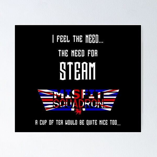 Misfit Squadron - The Need for Tea Poster