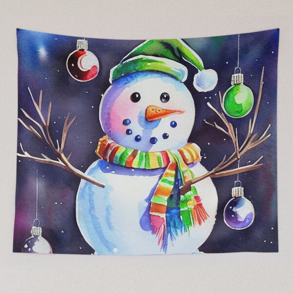Item preview, Cute Christmas Snowman designed and sold by art8085.