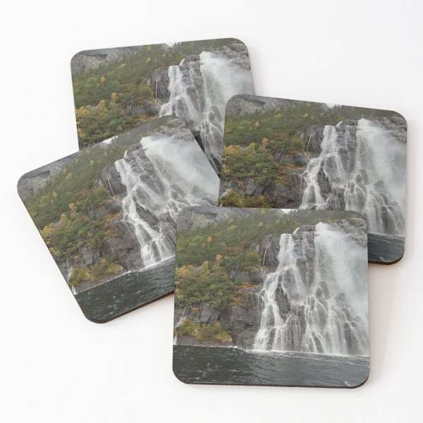 Item preview, Fjord Waterfall in October designed and sold by ssmathers.