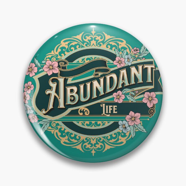 Item preview, Vintage Design Abundant Life Gold designed and sold by ljgift.