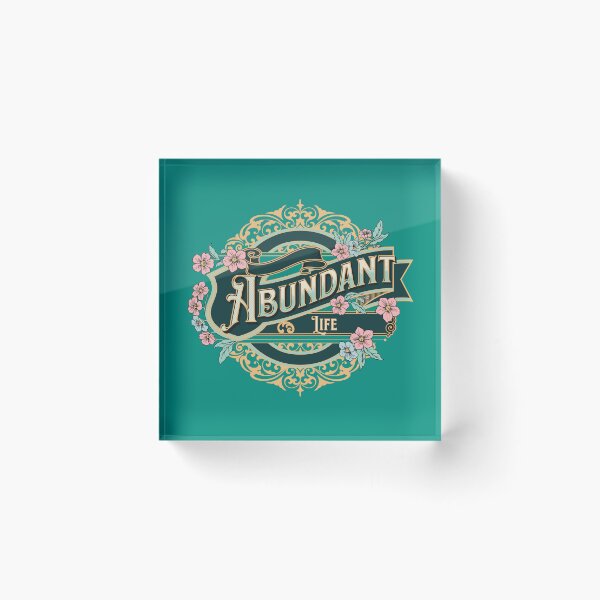 Item preview, Vintage Design Abundant Life Gold designed and sold by ljgift.