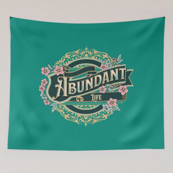 Item preview, Vintage Design Abundant Life Gold designed and sold by ljgift.