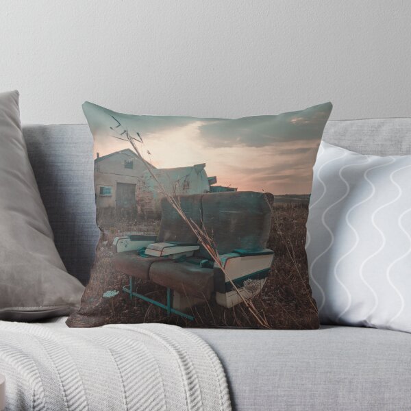 Airplane Seat Isometric - Throw Pillow