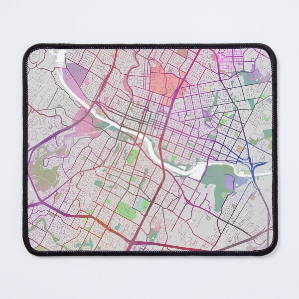 Item preview, Austin Map, USA City Texas, Travel, Traveler Gift  designed and sold by TheRedFinch.