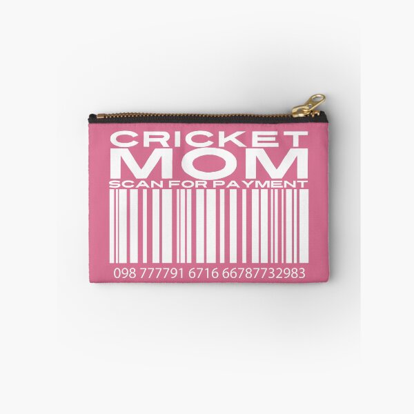 Item preview, Cricket Mom Scan For Payment | Cricket Mom | Cricketer (Black Lettering Available) designed and sold by Wavecrest Wearables.