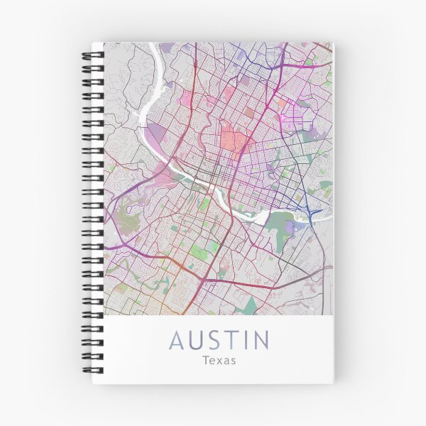 Item preview, Austin Map, USA City Texas, Travel, Traveler Gift  designed and sold by TheRedFinch.