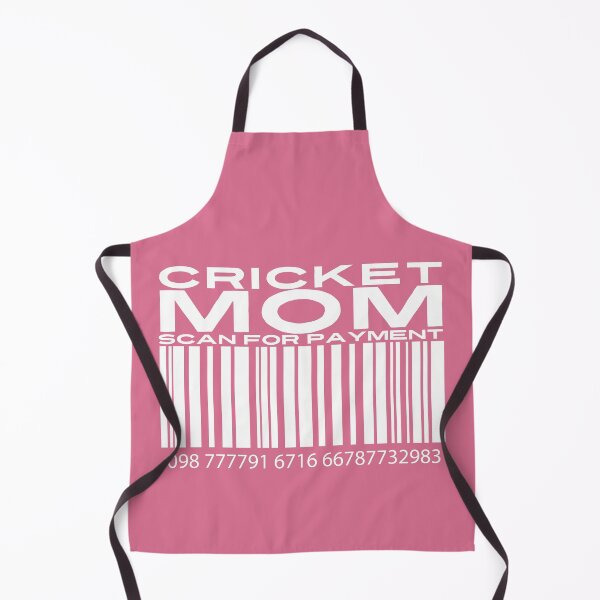 Item preview, Cricket Mom Scan For Payment | Cricket Mom | Cricketer (Black Lettering Available) designed and sold by Wavecrest Wearables.