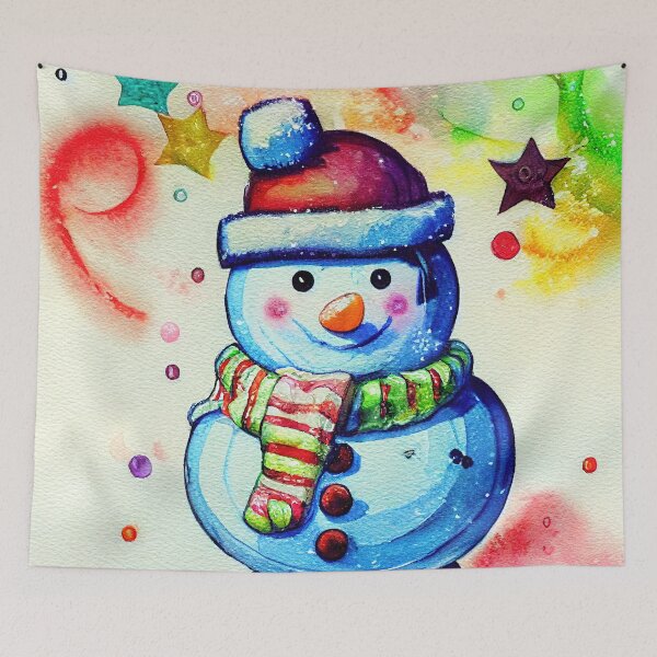 Item preview, Cute Christmas Snowman designed and sold by art8085.